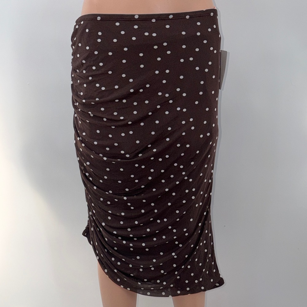 B. Wear Y2K Asymmetrical Midi NWT XL Coquette Dark Academia Retro Indie Sleaze
